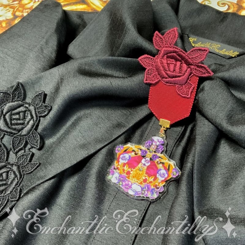 ノーブルリボンタイブラウス（エンジ） | Enchantlic Enchantilly on