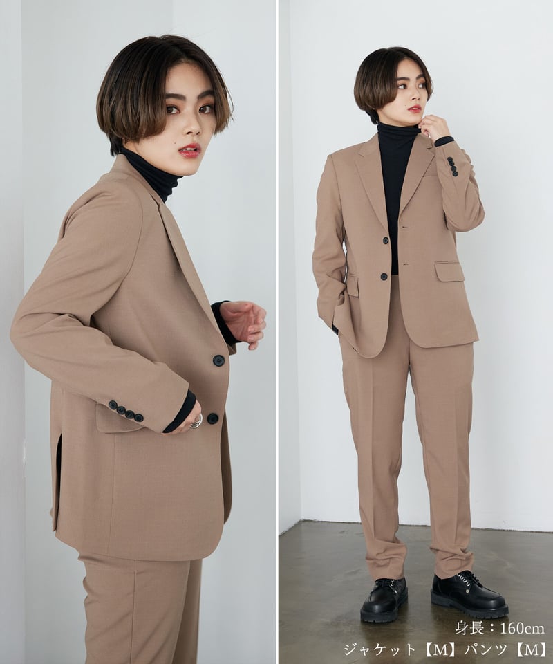 BOYSHE Basic Suit》シングルブレスト＆スリムスラックス