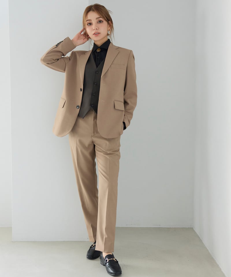BOYSHE Basic Suit》シングルブレスト＆スリムスラックス
