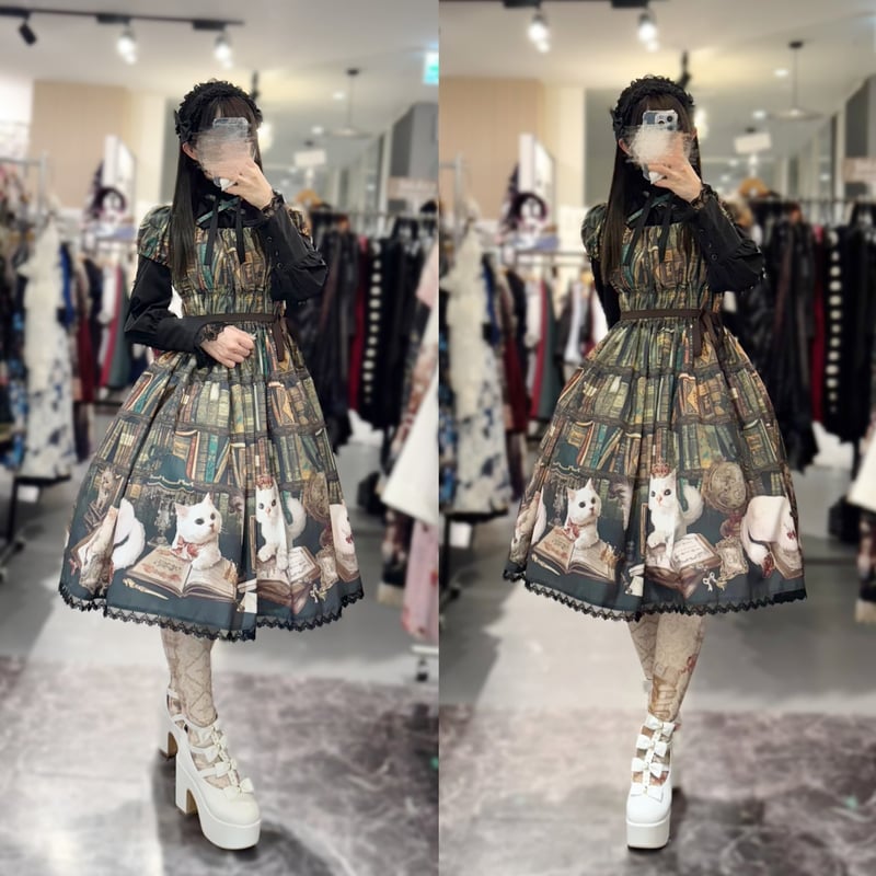 Enchantlic Enchantilly】Queen Cat 〜秘密の書斎〜 ワンピース