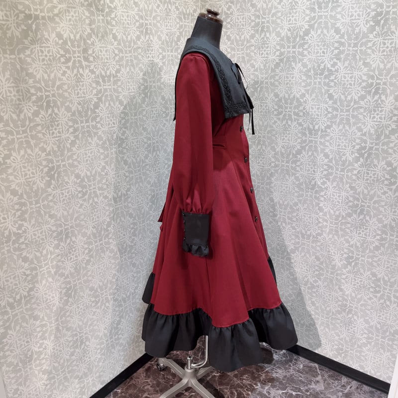 MIHO MATSUDA】ワンピース・ドロシー(赤×黒)/406020 | KIST ONL