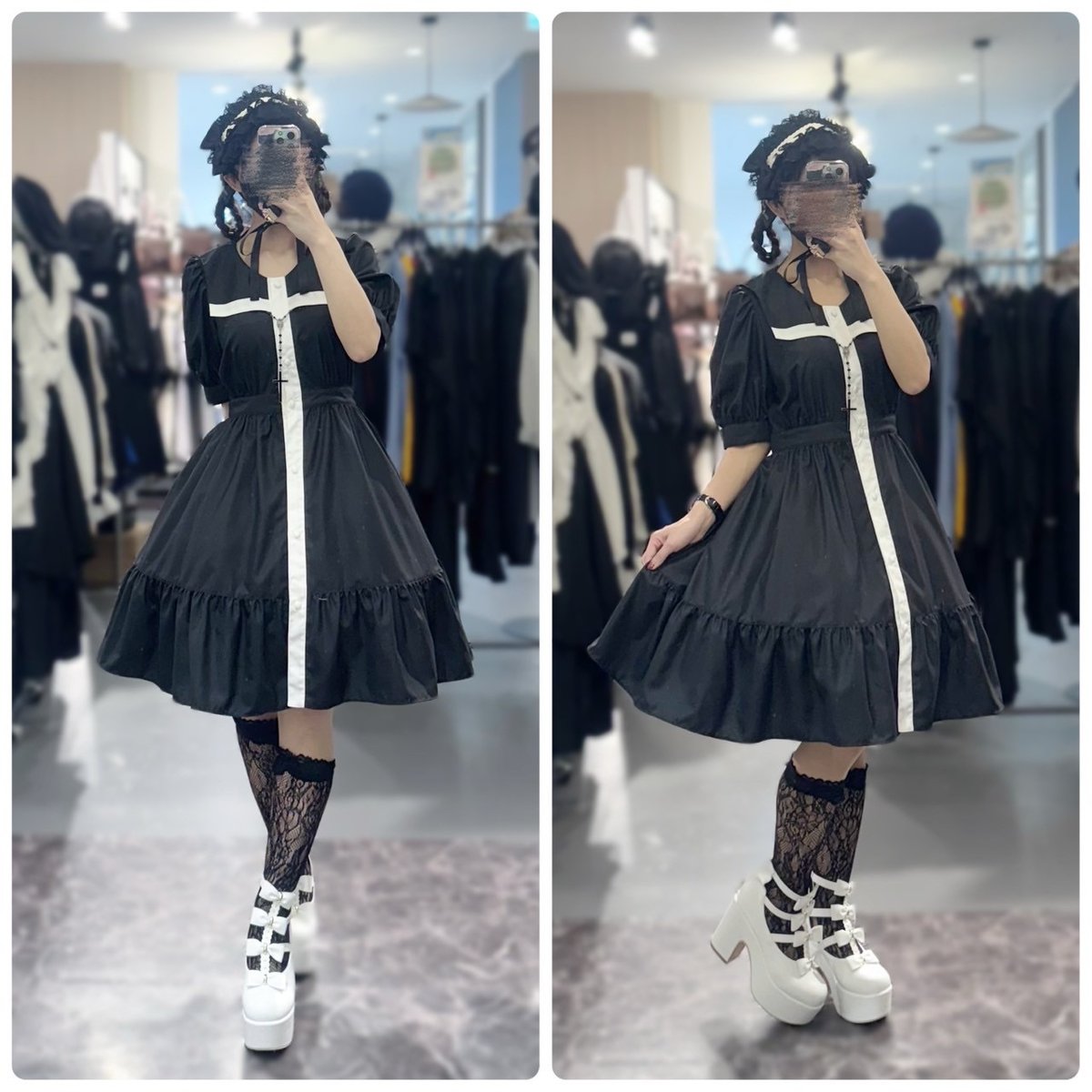 MIHO MATSUDA】ワンピース・モーゼズ｜Short 着丈90cm/506010 |