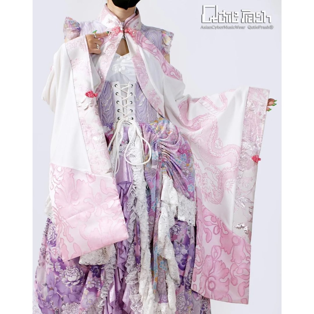 Qutie Frash】チャイナオフショル着物カーデ（9896-CD） | KIST ONL