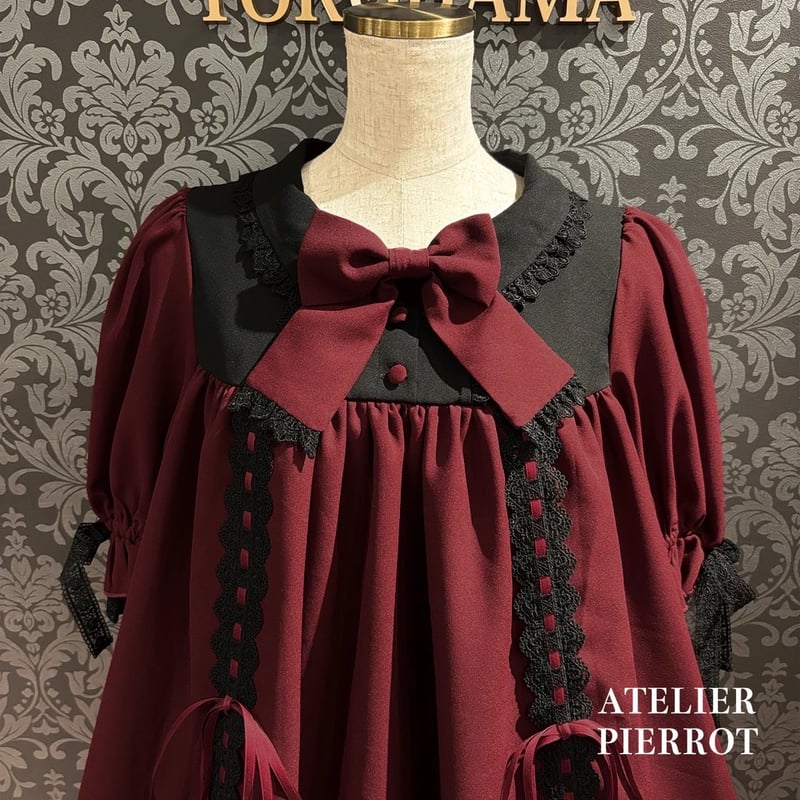 ATELIER PIERROT】 Amabile Puff Sleeve Dress/TOP