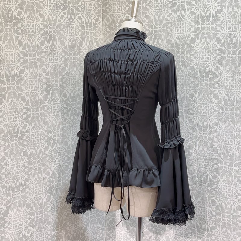 ATELIER-PIERROT】Stand Collar Princess Sleeve B