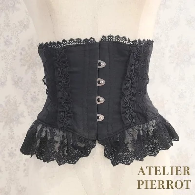 ATELIER-PIERROT】Frill Short Corset/TPC-105 | K