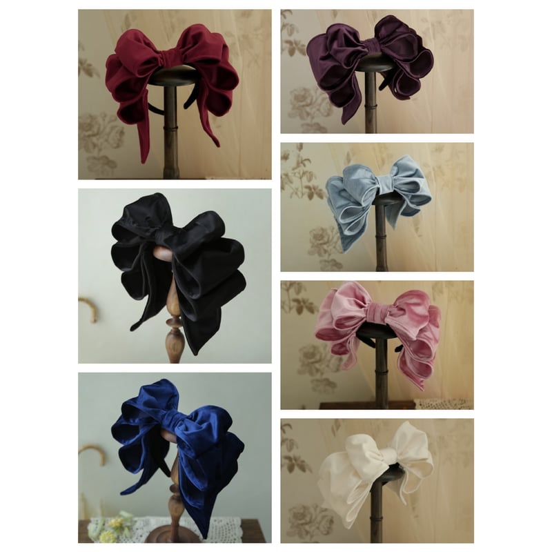 星箱Works】お人形風ラッピングリボンカチューシャ【お取り寄せ