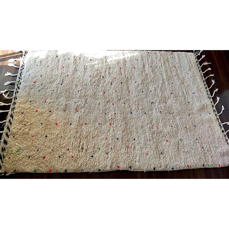 モロッコ ベニワレン Beniourain ラグ ドット柄 カラフル | Boawid