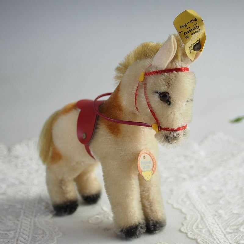 送料無料☆シュタイフ☆Pony 12cm オールID's完品☆ポニー