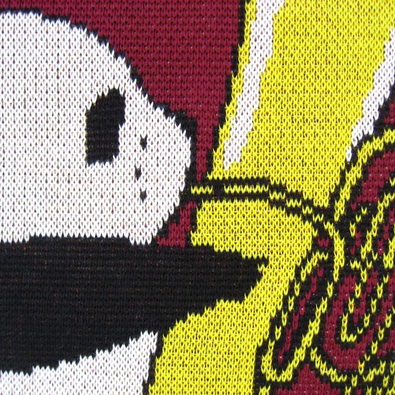 編み物☆堀ノ内 パンダコパンダ・ニットバッグ ワインレッド | (元