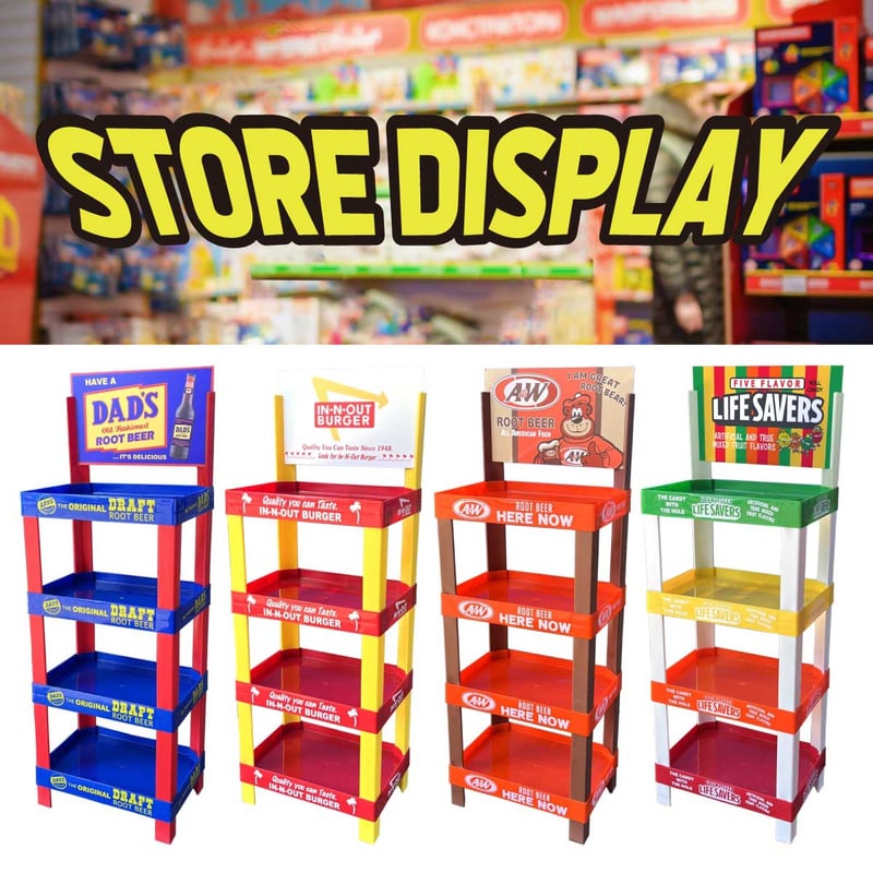 アドバタイジング ストア ディスプレイ 4段 | アメリカン雑貨LAX