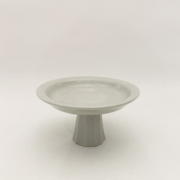 165蔵出しさすがたち吉 大皿一枚 白磁の如く輝き手ひねりの温もり