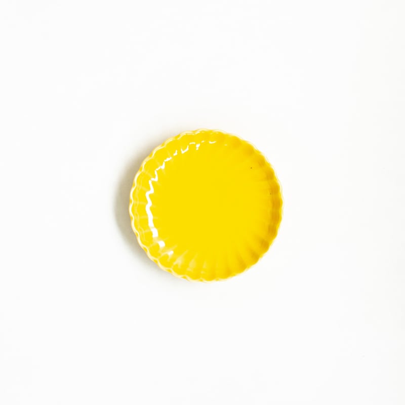 小皿 全3種 黄（黄交趾釉） | 光泉窯 -kosengama-