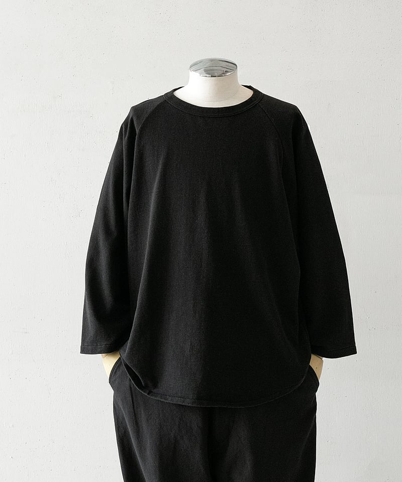 COMOLI _ コットンジャージ ベースボールTシャツ | Tronica