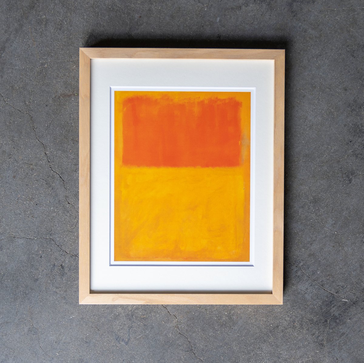 マーク・ロスコ「Orange and Tan,1954」アートフレーム | GIGI VERDE