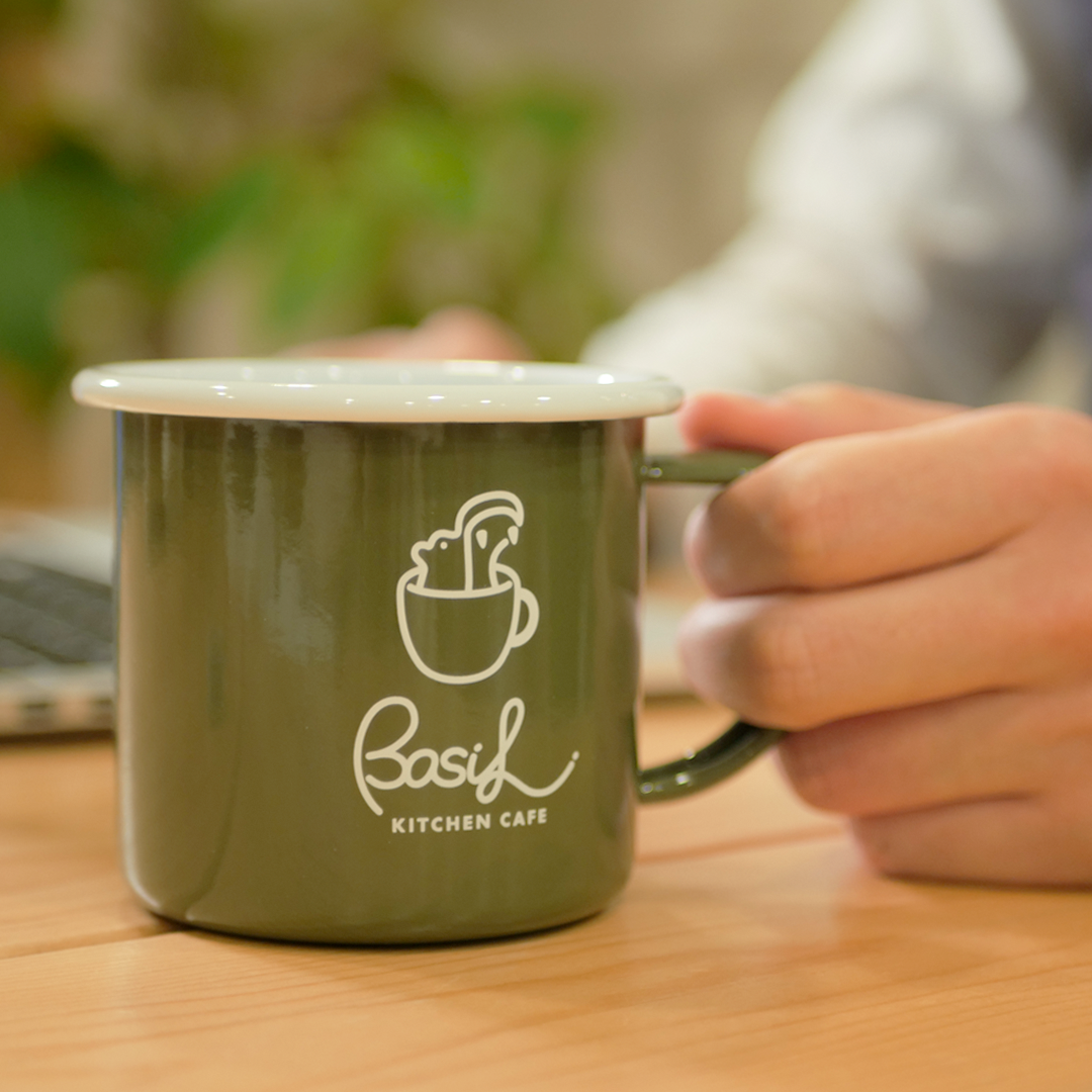 ホーローマグカップ【FOREST】BASIL KITCHEN CAFE ORIGINAL |