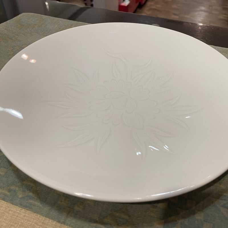 有田焼 奥川忠右ェ門 七寸皿 一品作 白磁 | つちや陶器店