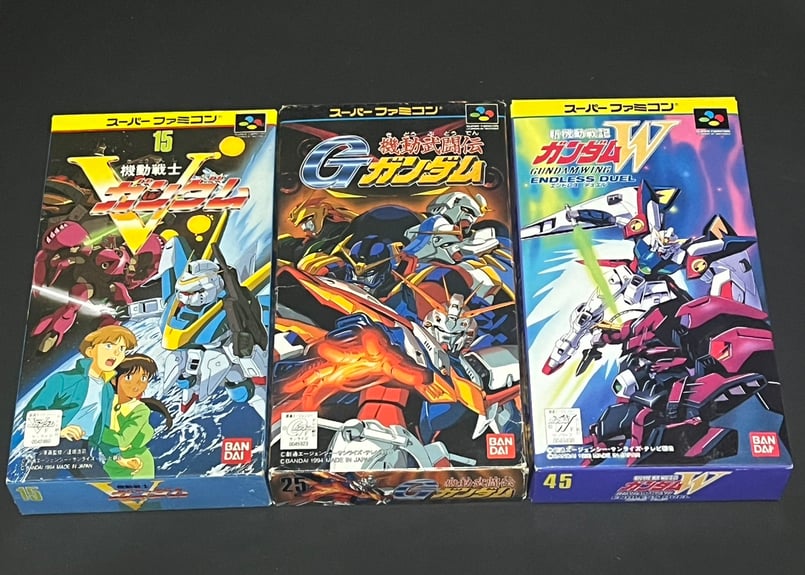 スーパーファミコン】ガンダム(VGW)3本セット（中古ゲームソフト 箱説