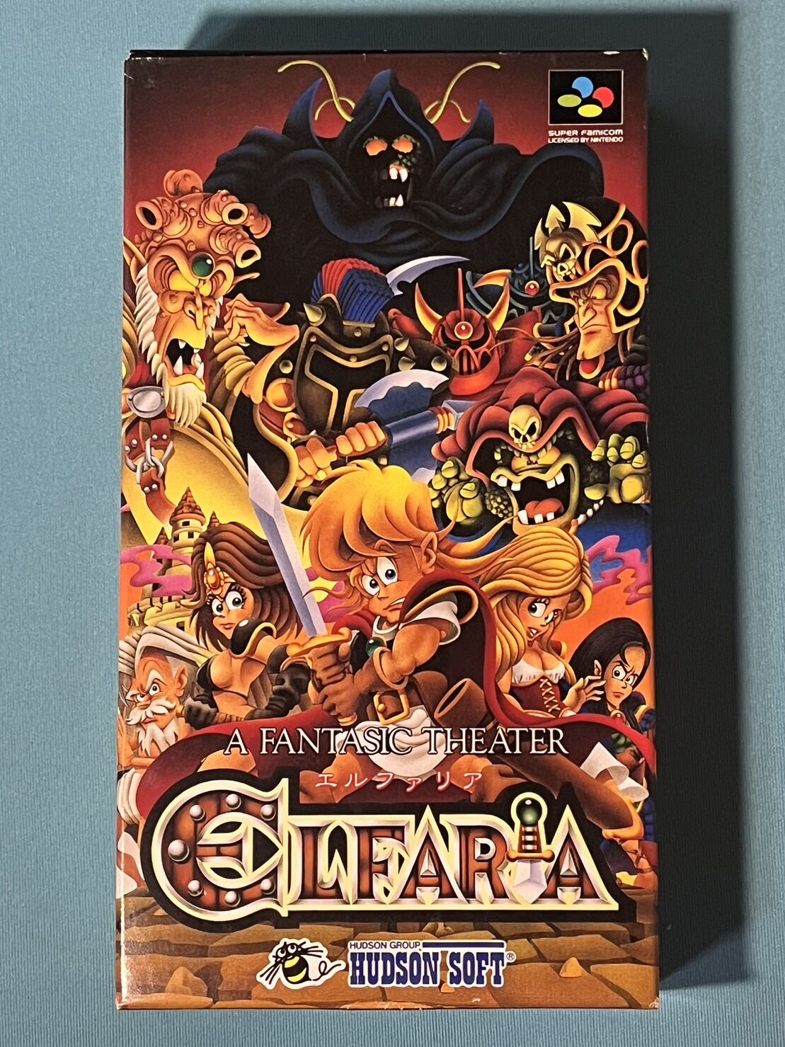 スーパーファミコン】エルファリア（中古ゲームソフト 箱説付