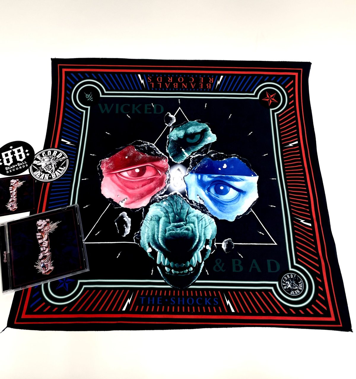 06.Wicked＆Bad オリジナルバンダナ | BEAN BALL RECORDS ONL