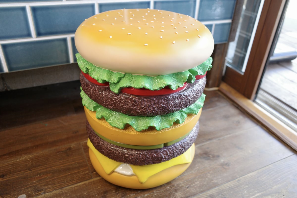新品 ハンバーガー チェア STOOL 椅子 レジン製 HAMBURGER インテリア