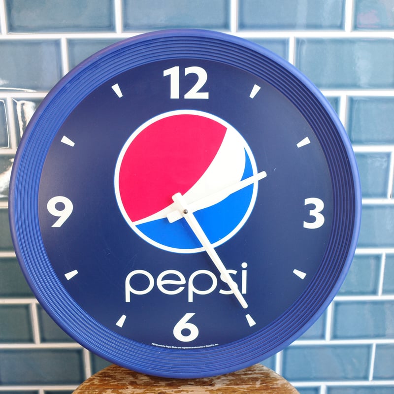ビンテージ PEPSI ペプシ 壁掛け時計 IMPACT アメリカ製 インテリア