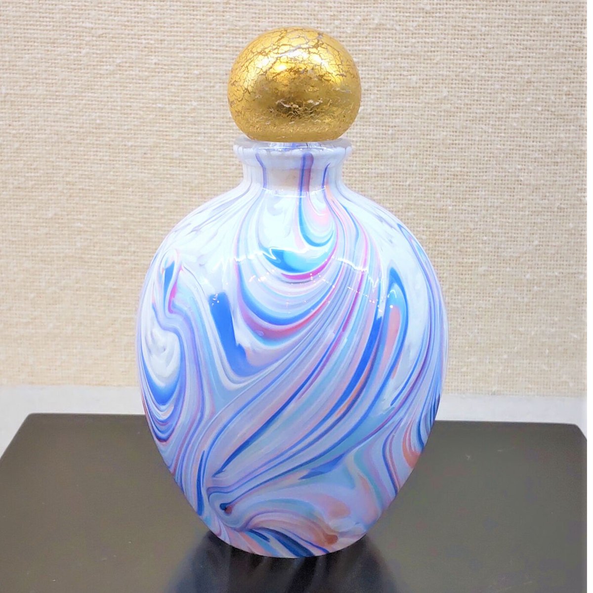 迫二郎 「大理石文硝子栓瓶(香水瓶)」 | 恵埜画廊STORE