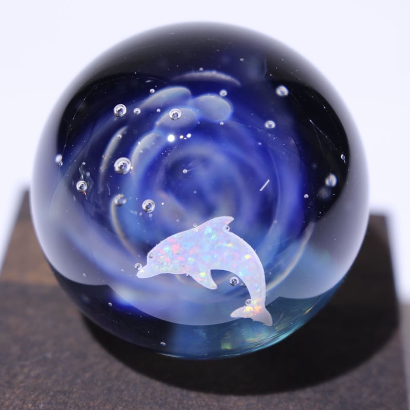 ぐり工房】宇宙マーブル (イルカ)A | ぐり工房 Online Shop