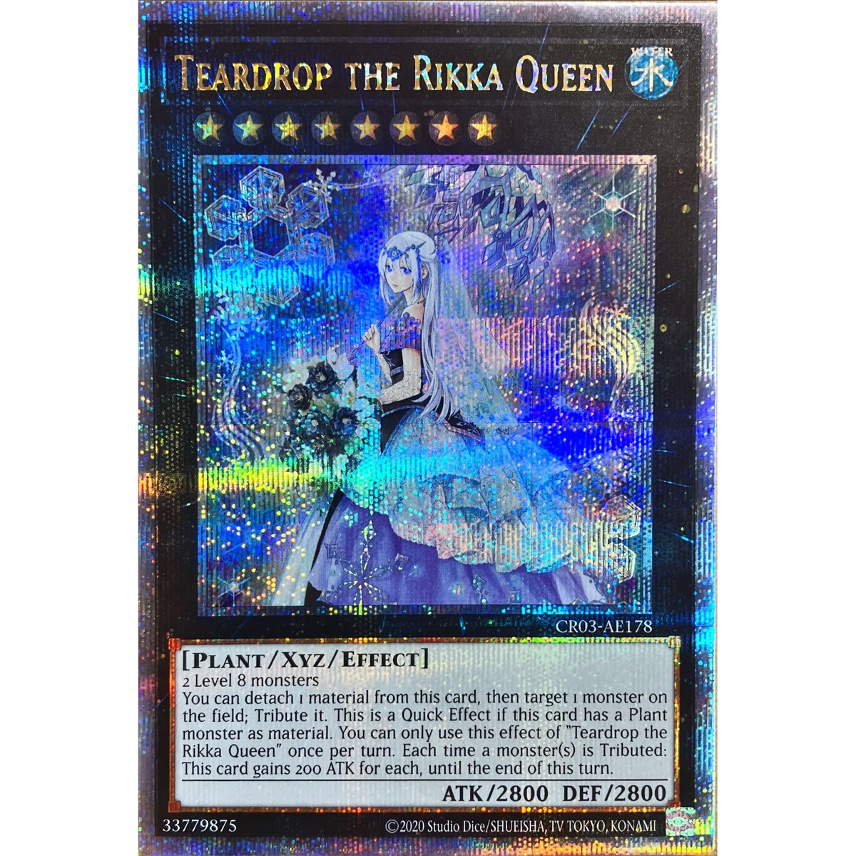 アジア 英語 六花聖 ティアドロップ 25th 一枚 | Tk2 Card