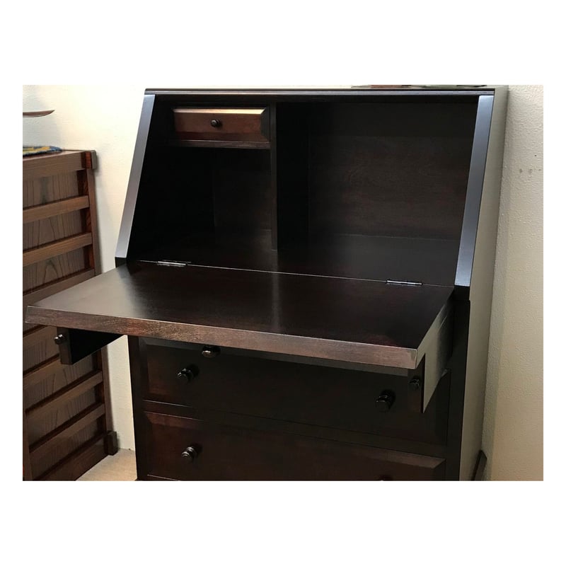 松本民芸家具 33A型ビューロー A4対応仕様 Writing Bureau N.33 |