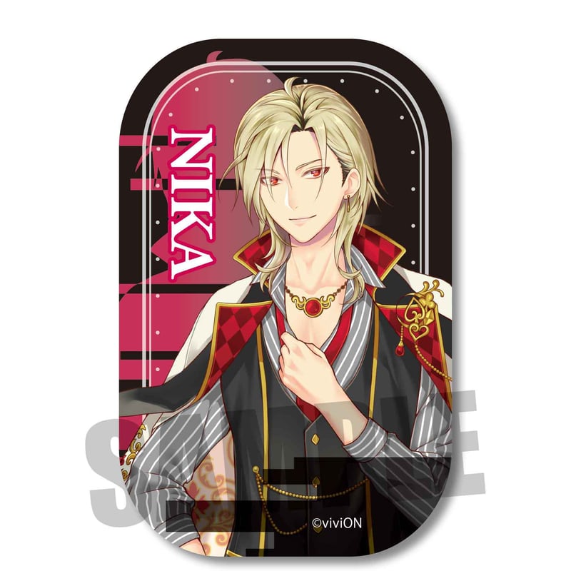 スクエア缶バッジ Clock over ORQUESTA/桜小路 二香 | ベルハウスショップ