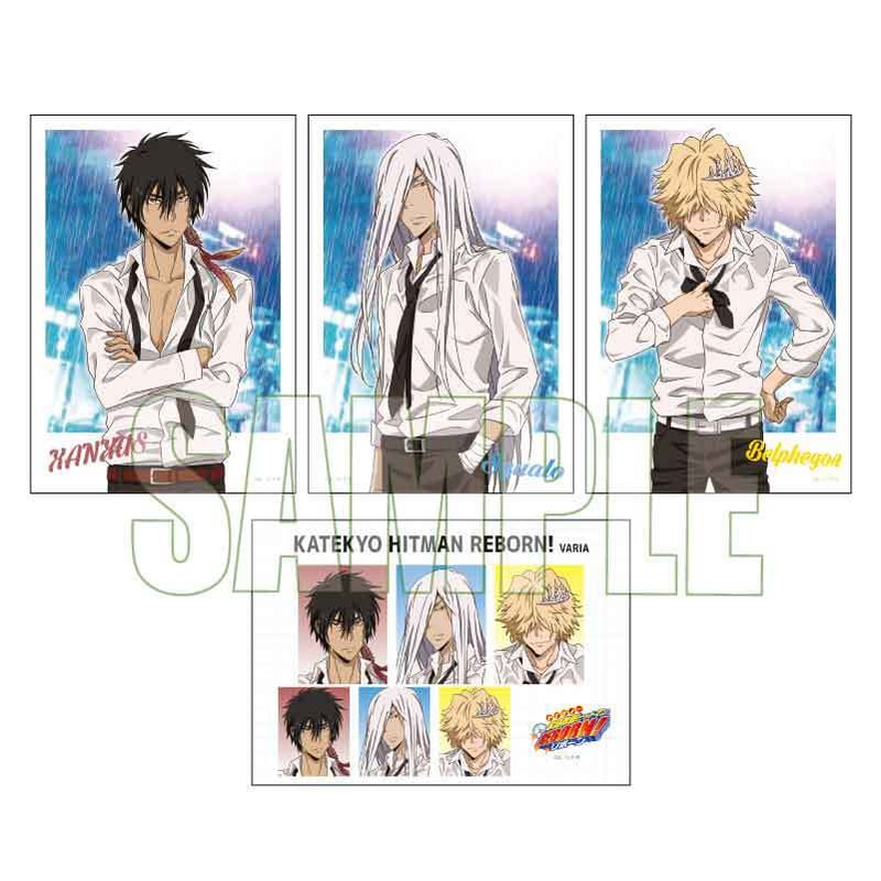 ブロマイドセット 家庭教師ヒットマンREBORN!/ヴァリアー 雨濡れver