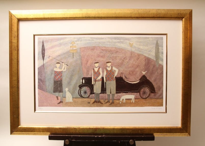 真作】ポーラ マッカードル/シルクスクリーン/Paula McArdle/サイン