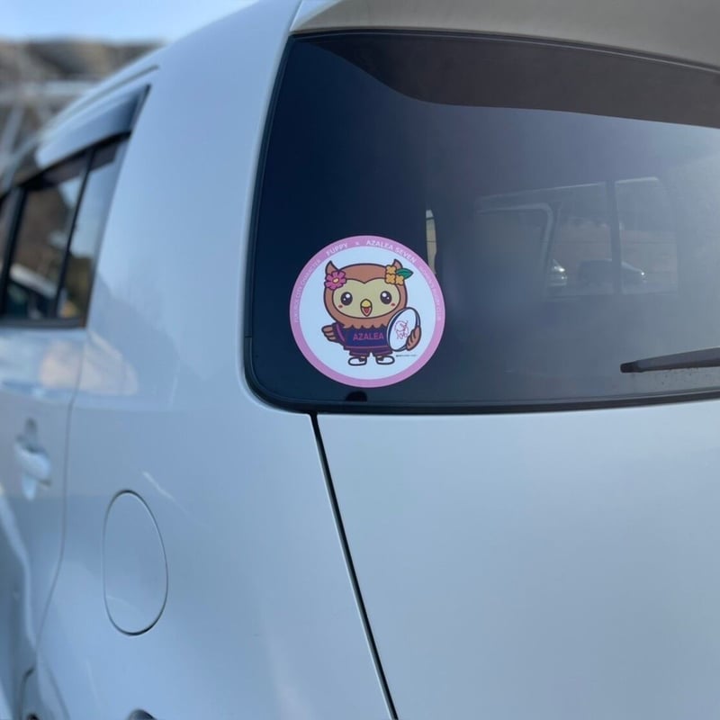 車用 フッピーステッカー （ピンク/ブルー） | AZALEA ONLINE SHOP