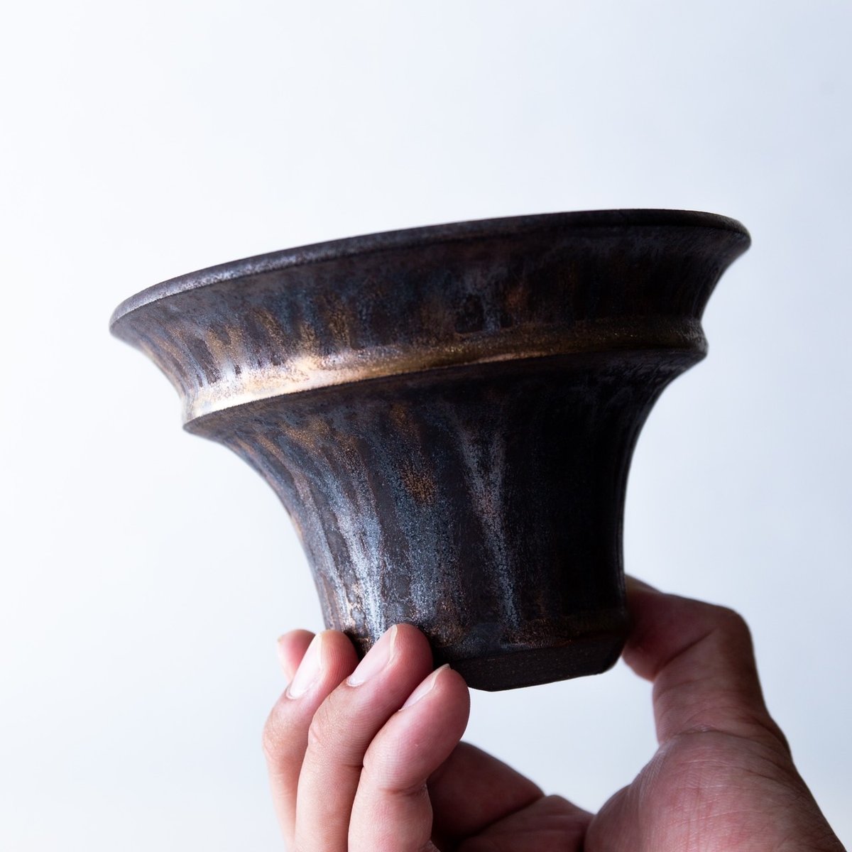新着】deracinefactory 閑野淳氏 4【最高の陶器鉢・高さ9.3cm】 | 青坊
