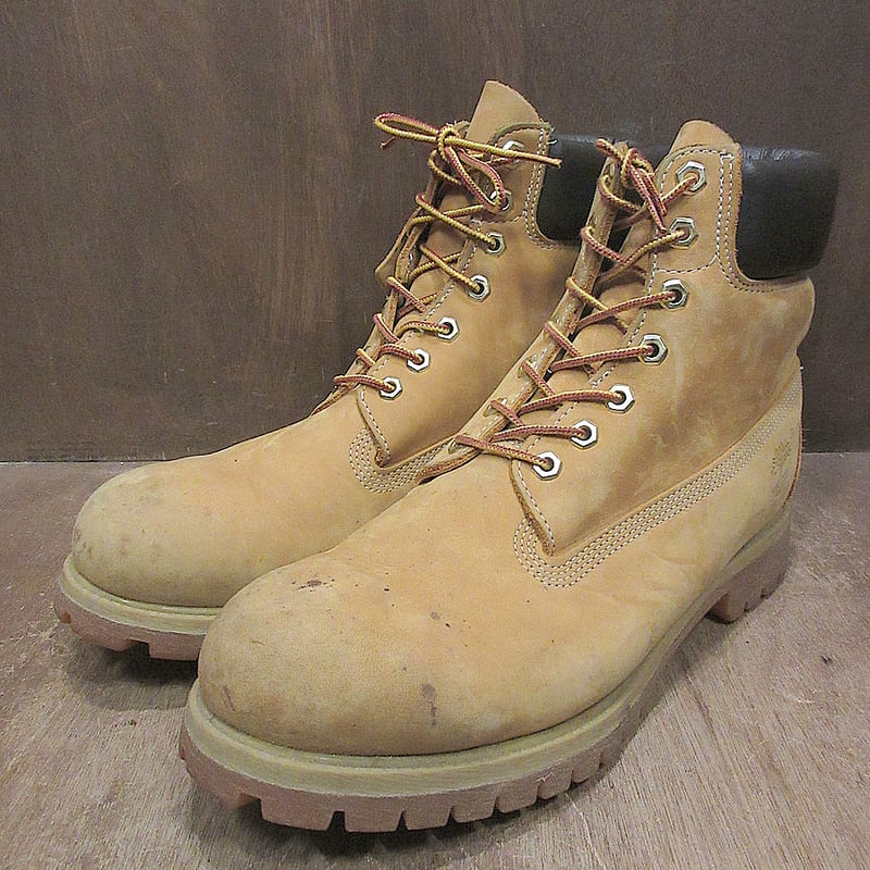 ビンテージ90's○Timberland 6インチプレミアムブーツ茶○250520j7-m-b