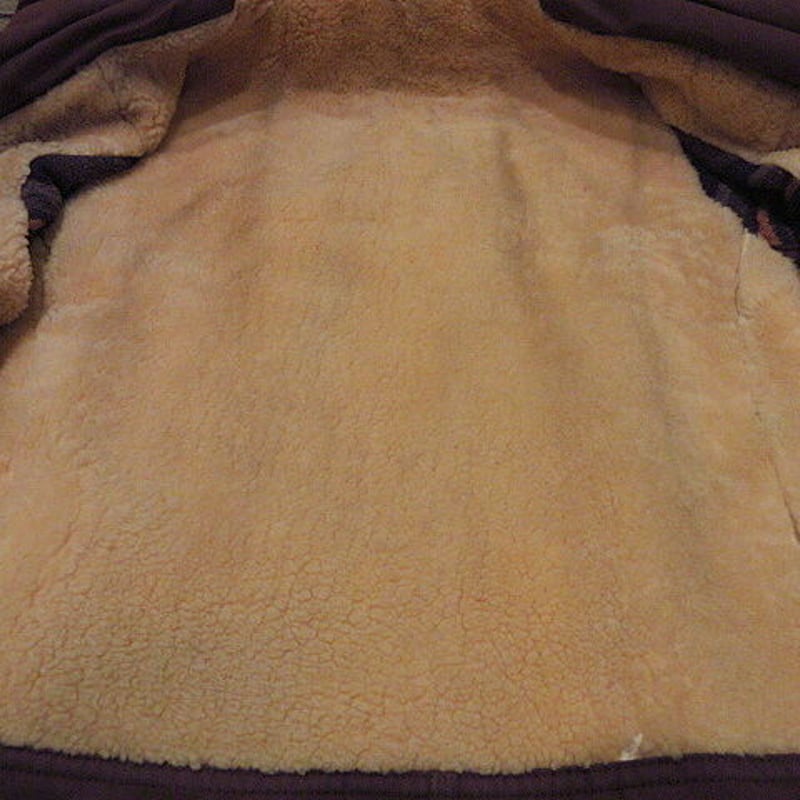 ビンテージ50's○HERCULES裏地ムートンショールカラーカーコート