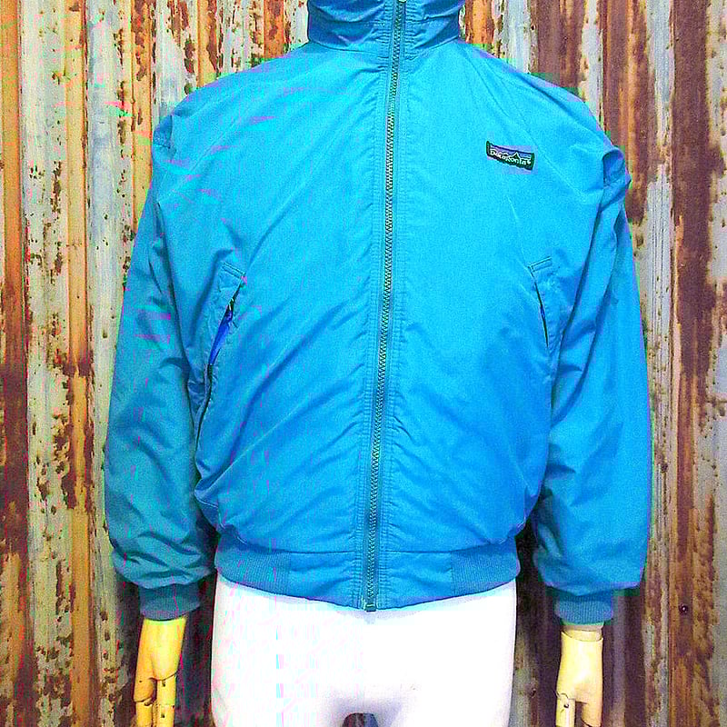 ビンテージ90's○Patagoniaシェルドシンチラ ジャケットグリーンsize 8