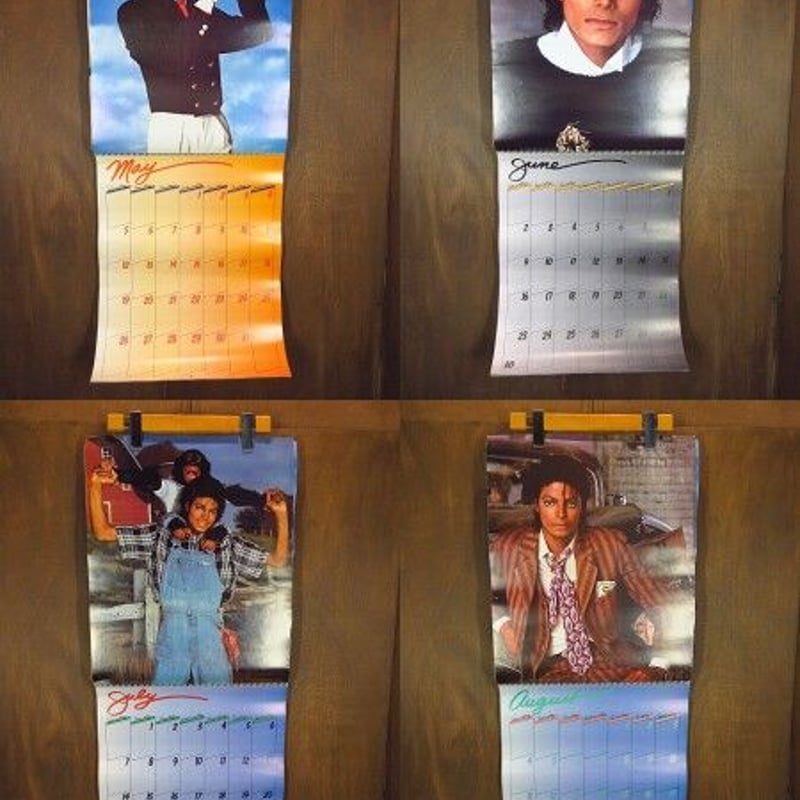 ビンテージ80's○The Official Michael Jackson 1985カレンダ