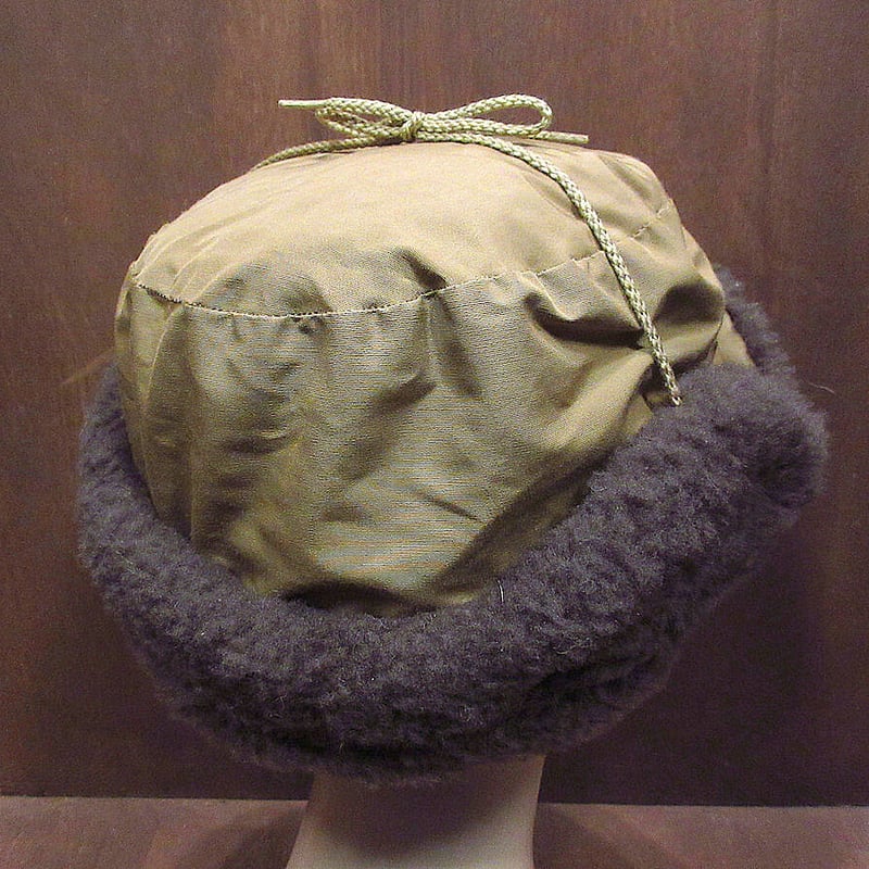 ビンテージ80's○Eddie Bauerダウンキャップsize XL○211113s4-m-