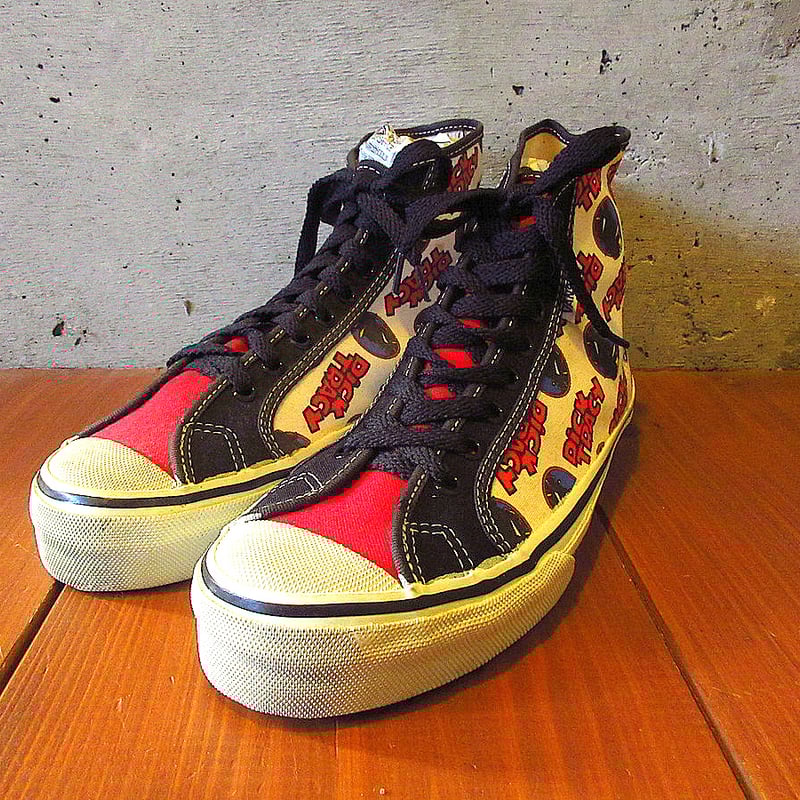 ビンテージ80's○DEADSTOCK VANS DICK TRACY HI size 7○2