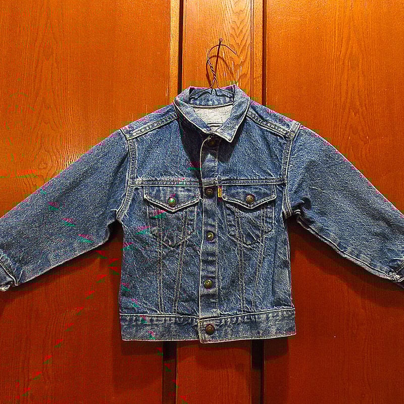 ビンテージ80's○Little Levi's 72225-0214キッズデニムジャケットsi