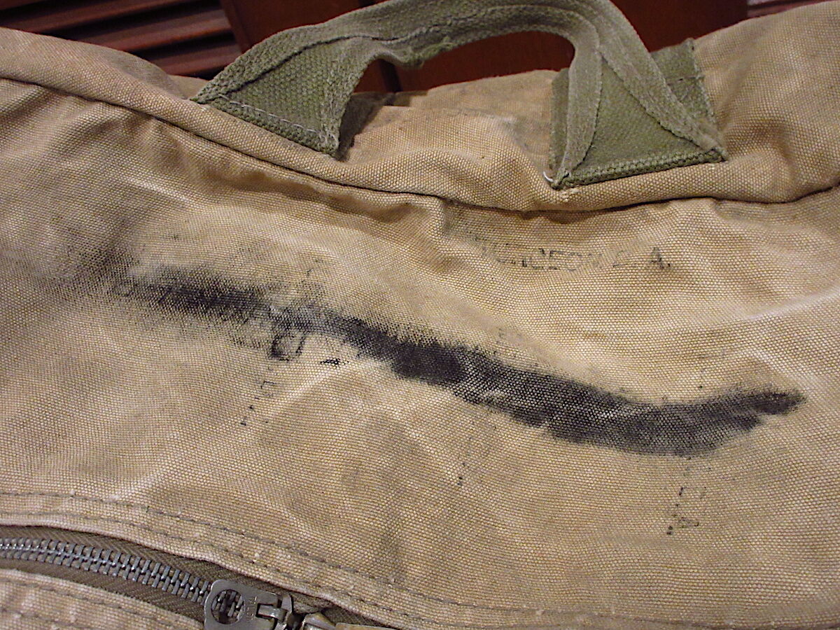 ビンテージ40's○ミリタリーアビエイターキットバッグ○220531i7-bag