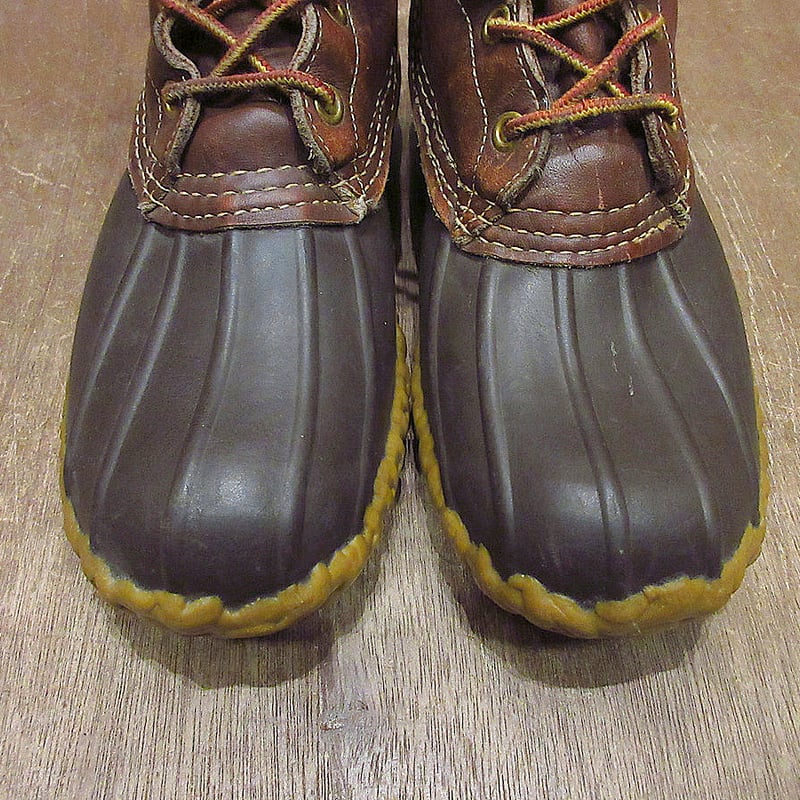 ビンテージ80's○L.L.Beanビーンブーツ茶○240404j1-m-bt-25cmアウト