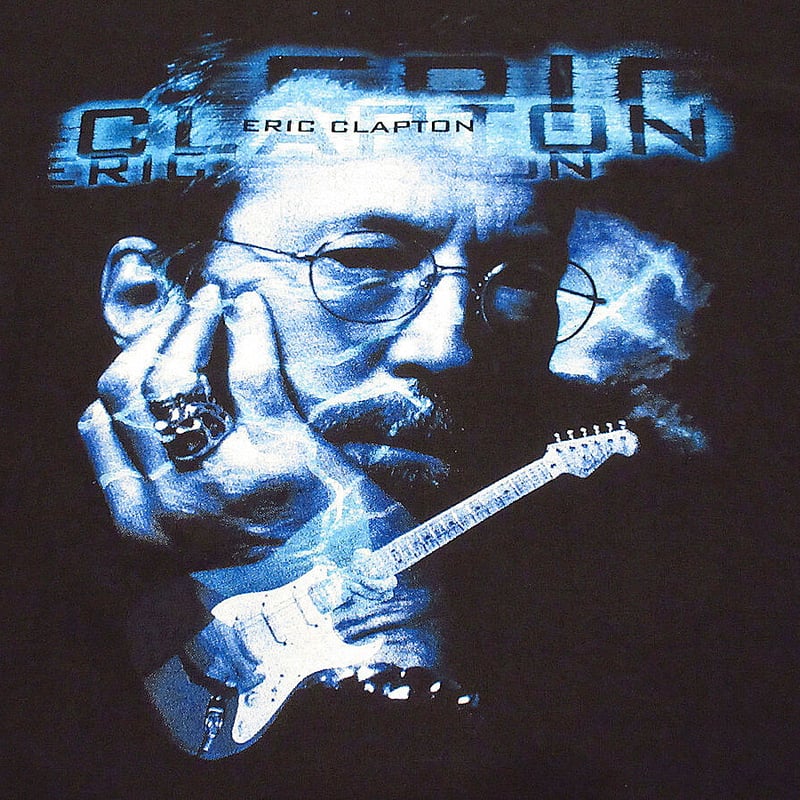 ビンテージ90's○ERIC CLAPTON 1998年ワールドツアーTシャツ黒size L○