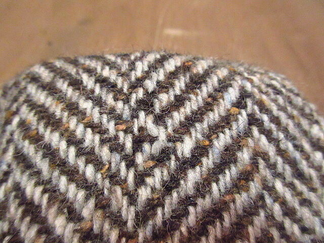 ビンテージ○Jonathan Richard 8パネルツイードキャスケットXL○201025n