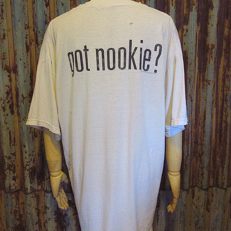 ビンテージ90s○LIMP BIZKIT got nookie?プリントTシャツ白○25061