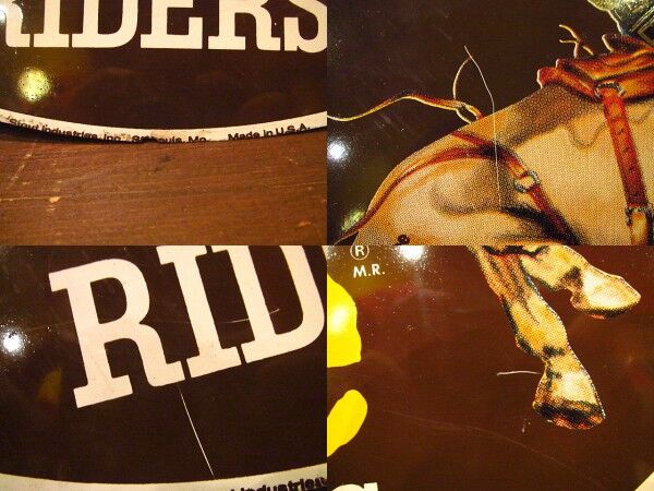 ビンテージ70's○Lee RIDERSメタルサイン○230918i13-signリー看板ディ