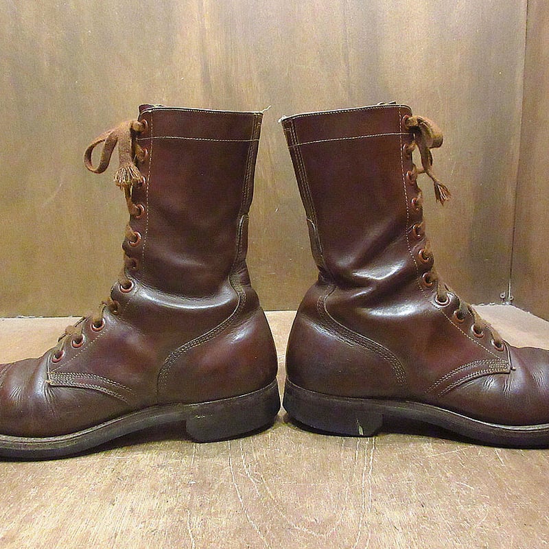 ビンテージ50's○U.S.ARMYジャンプブーツ茶size 8 1/2 D○221011i2