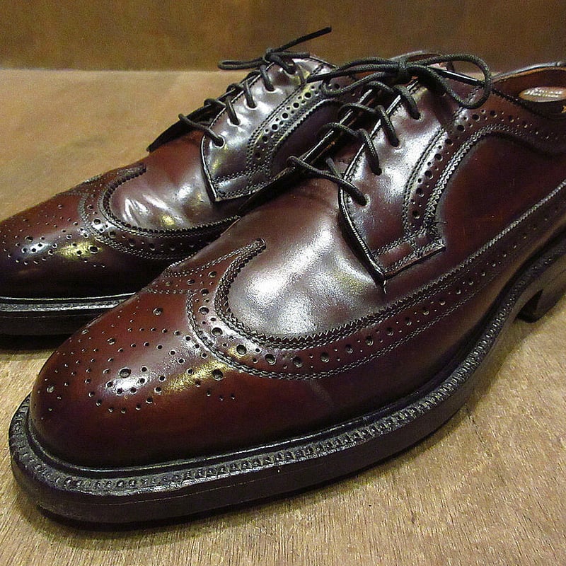 ビンテージ60's70's○REGALコードバンウイングチップシューズ